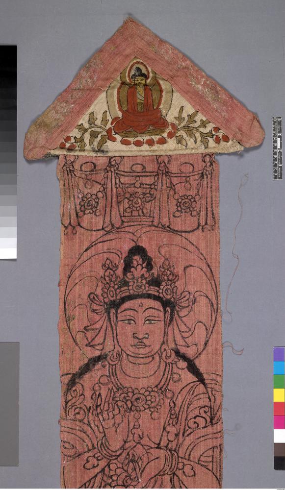 图片[2]-banner; painting; 幡(Chinese); 繪畫(Chinese) BM-1919-0101-0.154-China Archive